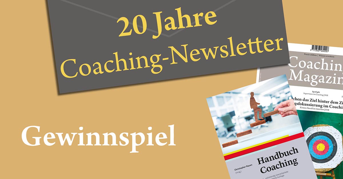 20 Jahre Coaching-Newsletter – Gewinnspiel