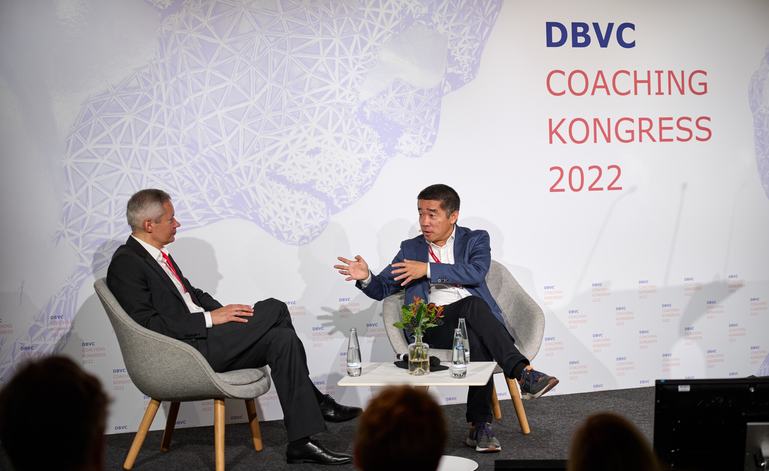 Dr. Christopher Rauen & Zhengrong Liu, DBVC Coaching-Kongress 2022 ©Foto: Marius Bauer